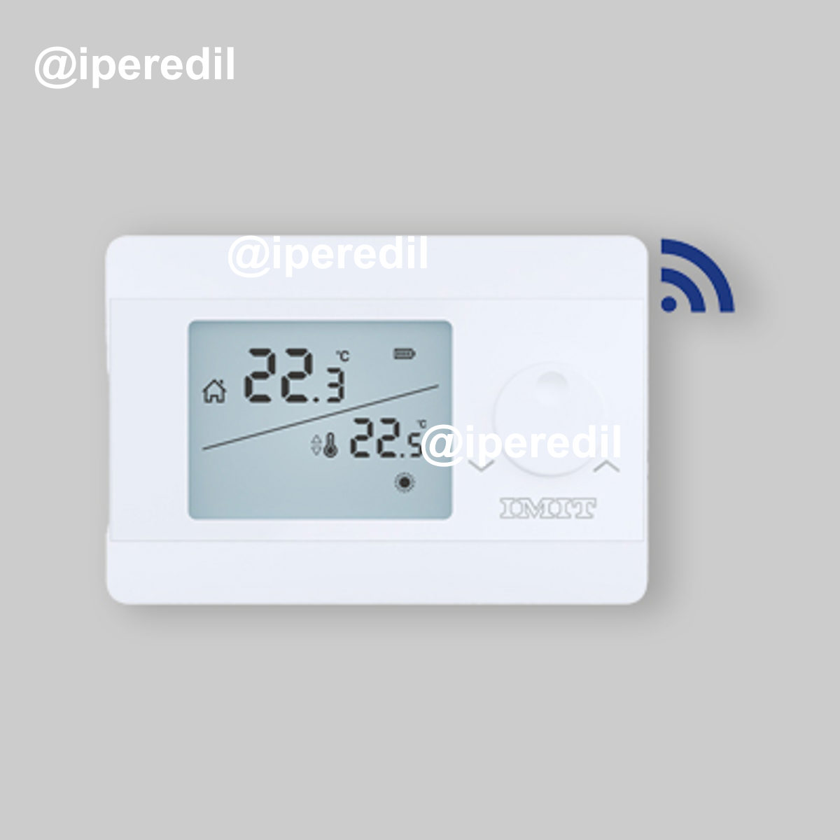 TERMOSTATO AMBIENTE DIGITALE RADIO "SILVER TA/RF S" 433 mhz