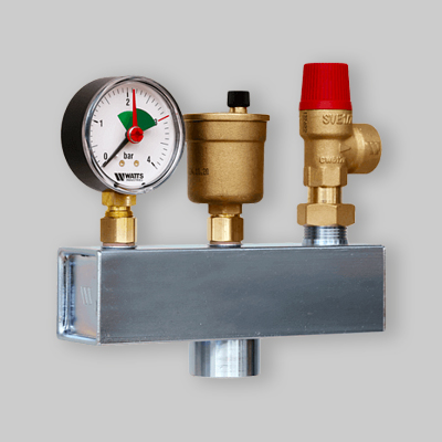 GRUPPO DI SICUREZZA PER IMPIANTI A CIRCUITO CHIUSO "KSG30" 1" F - PN10