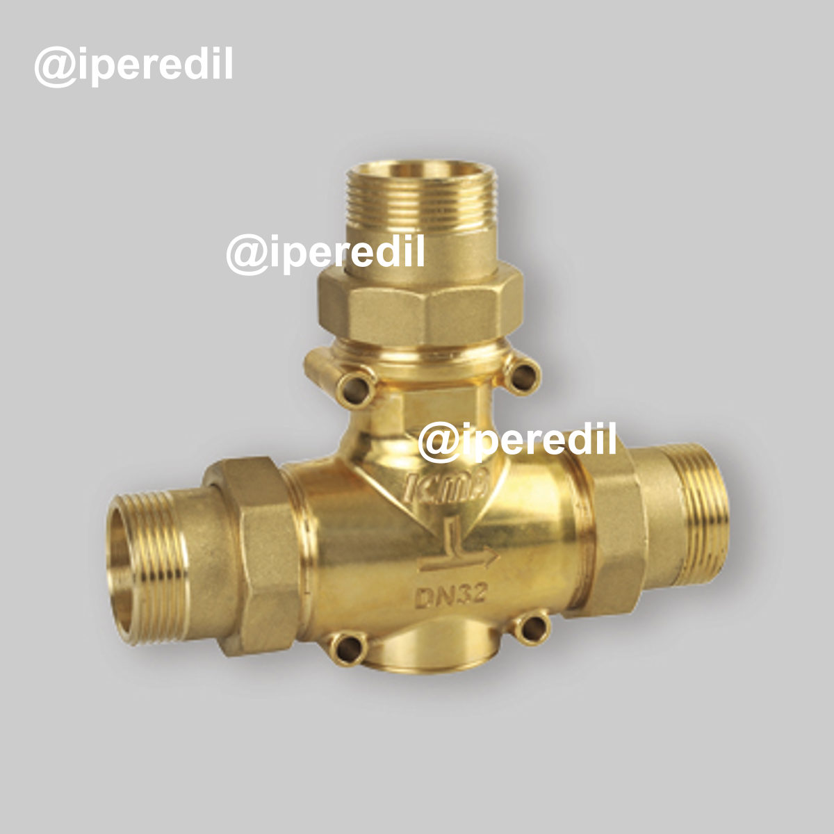 VALVOLA ANTICONDENSA CON BOCCHETTONI 1" Taratura 45°