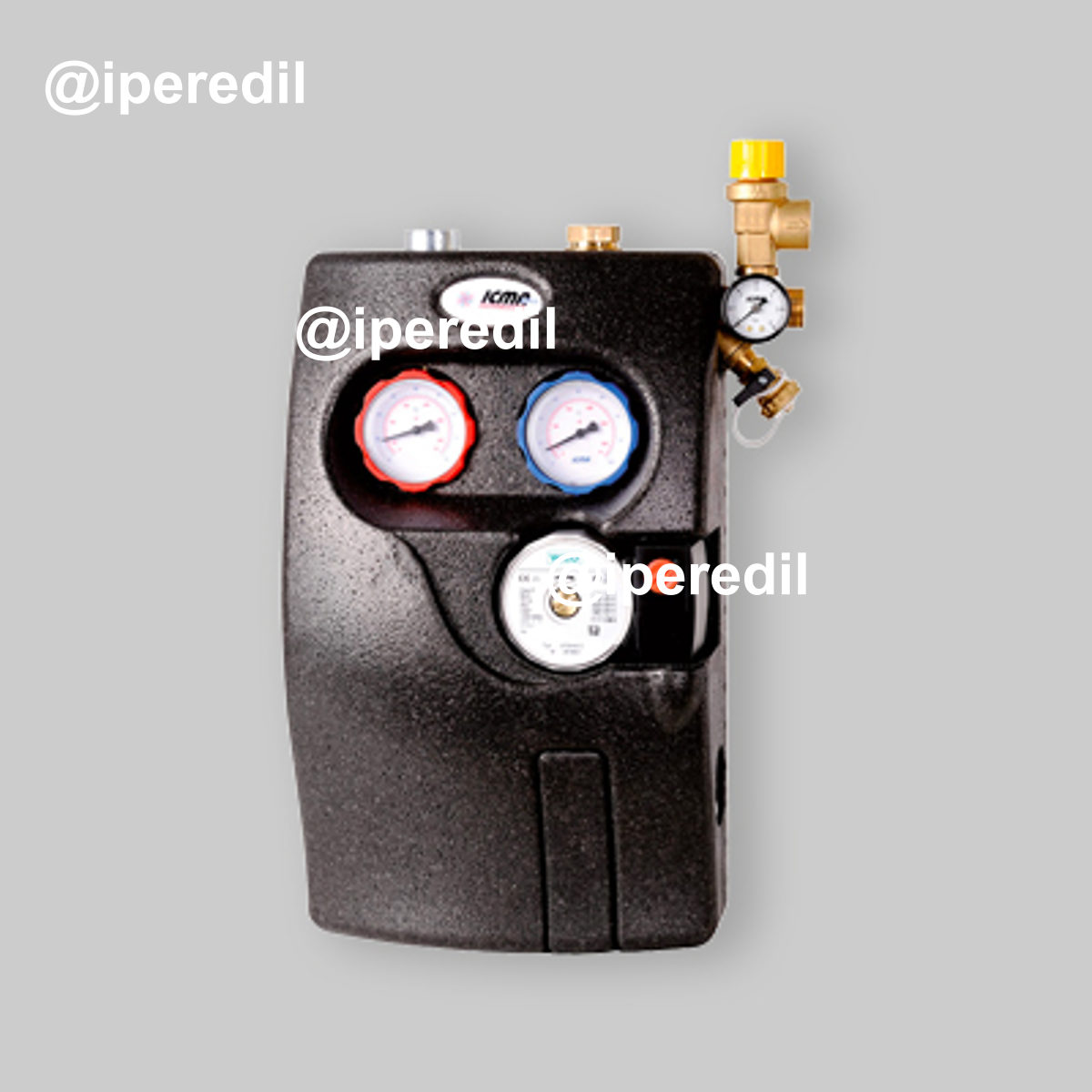 GRUPPO DI CIRCOLAZIONE DI MANDATA E RITORNO PER IMPIANTI SOLARI S001 Circ. GRUNDFOS 15/6 - G 3/4"