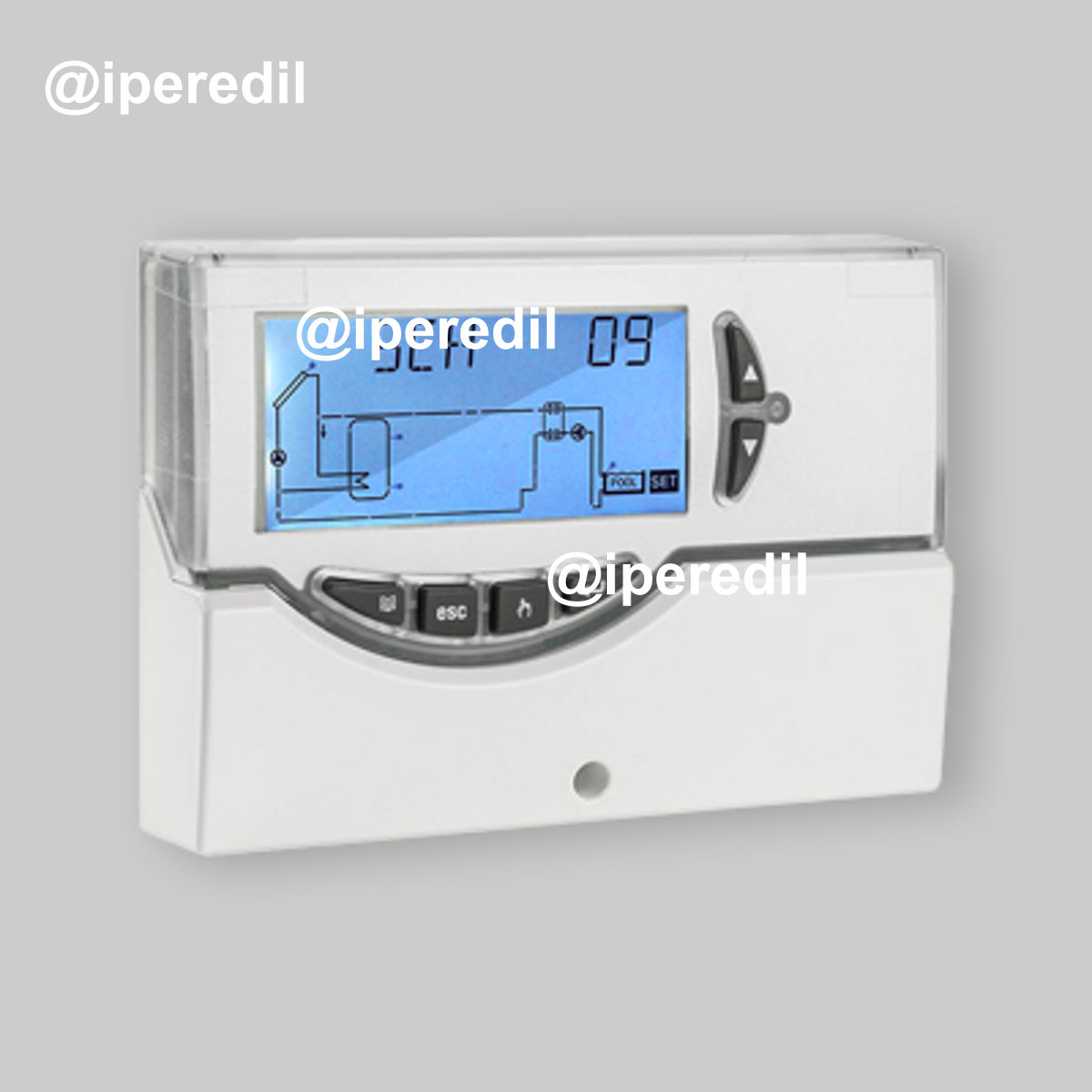 CENTRALINA PER IL CONTROLLO DI IMPIANTI A PANNELLI SOLARI TERMICI S303 3 uscite a relè