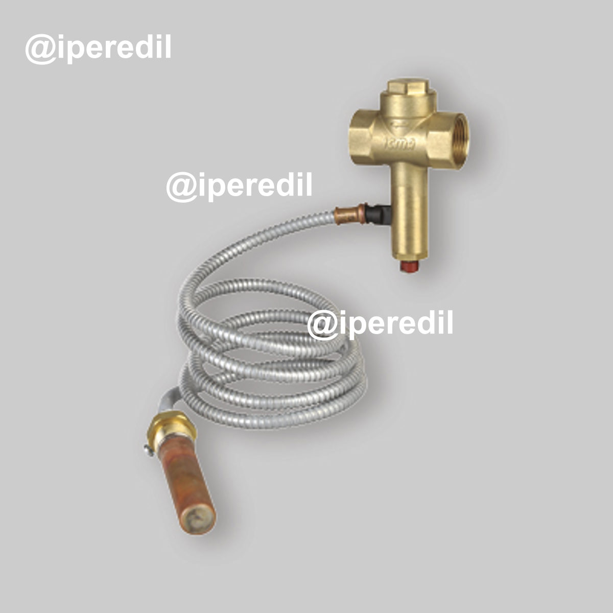 VALVOLA DI SCARICO TERMICO 3/4 Capillare da 1,2 M.