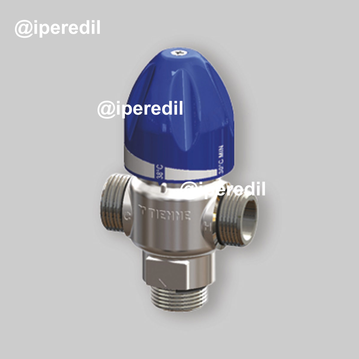 MISCELATORE TERMOSTATICO M PER SANITARIO 3/4"