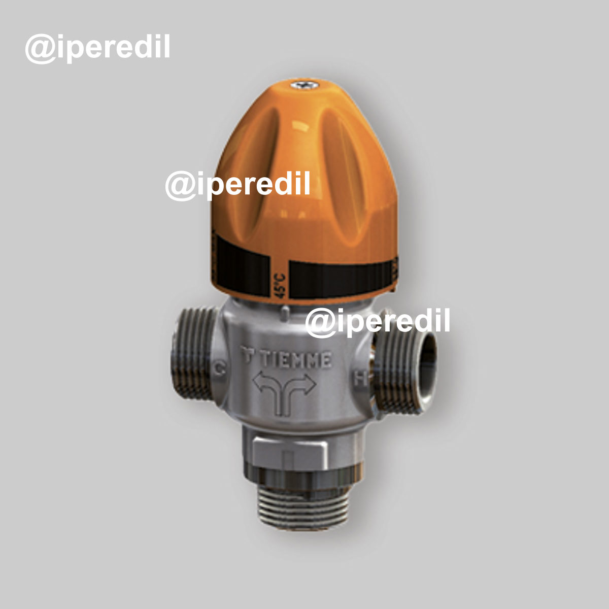MISCELATORE TERMOSTATICO M PER SOLARE 3/4"
