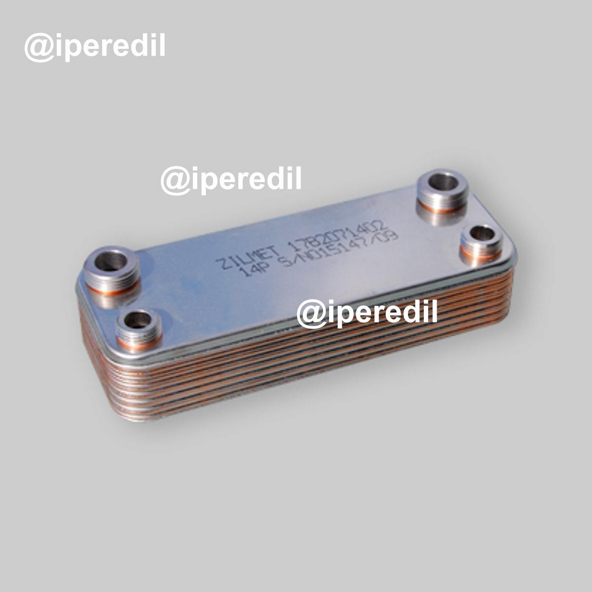 SCAMBIATORE DI CALORE SALDOBRASATO "ZB 207 14" 14 piastre