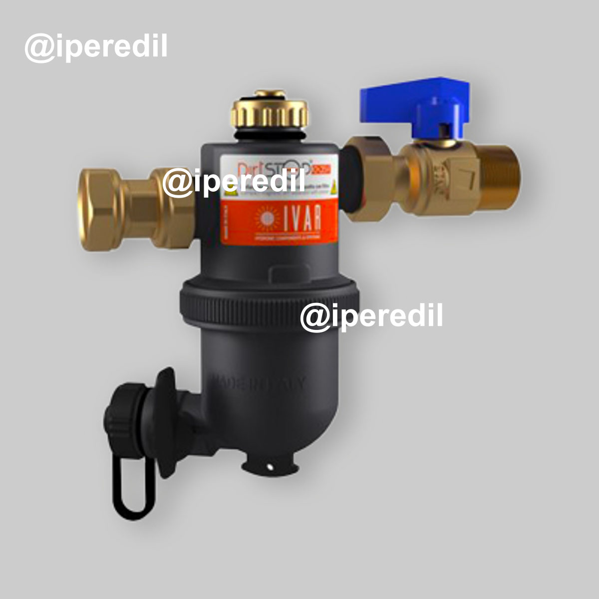 DEFANGATORE MAGNETICO COMPATTO SOTTOCALDAIA DIRTSTOP EASY 3/4" F x 3/4" M