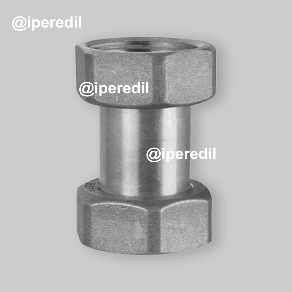 RACCORDO GIREVOLE DIRITTO PER CONNESSIONE DEFANGATORE Nichelato 3/4"