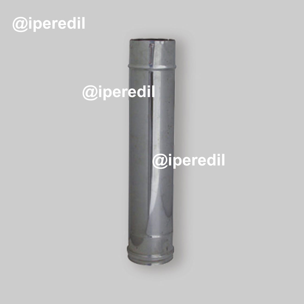 TUBO INOX MONOPARETE DIRITTO 1 Mt. Ø150 mm