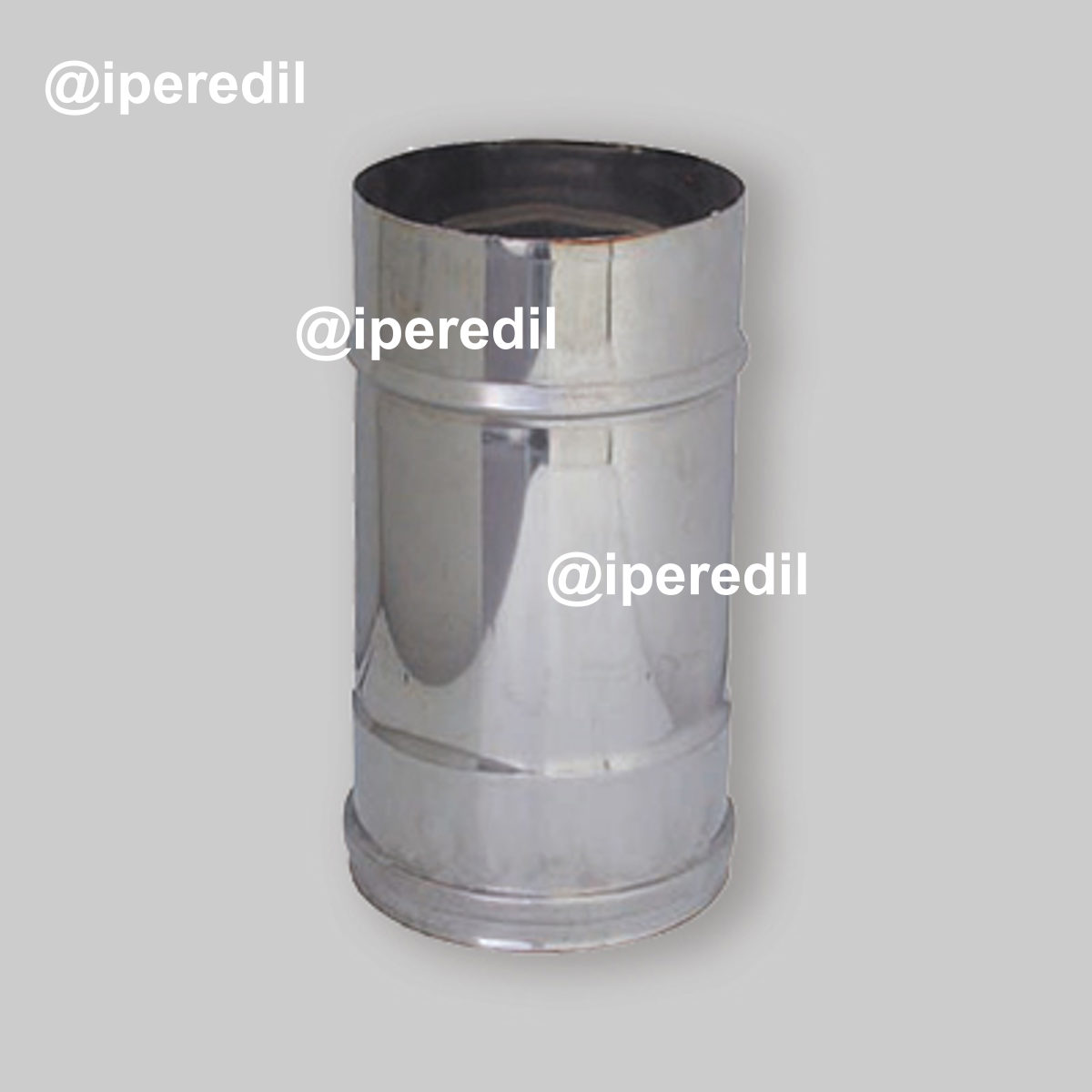 TUBO INOX MONOPARETE DIRITTO 50 cm. Ø150 mm