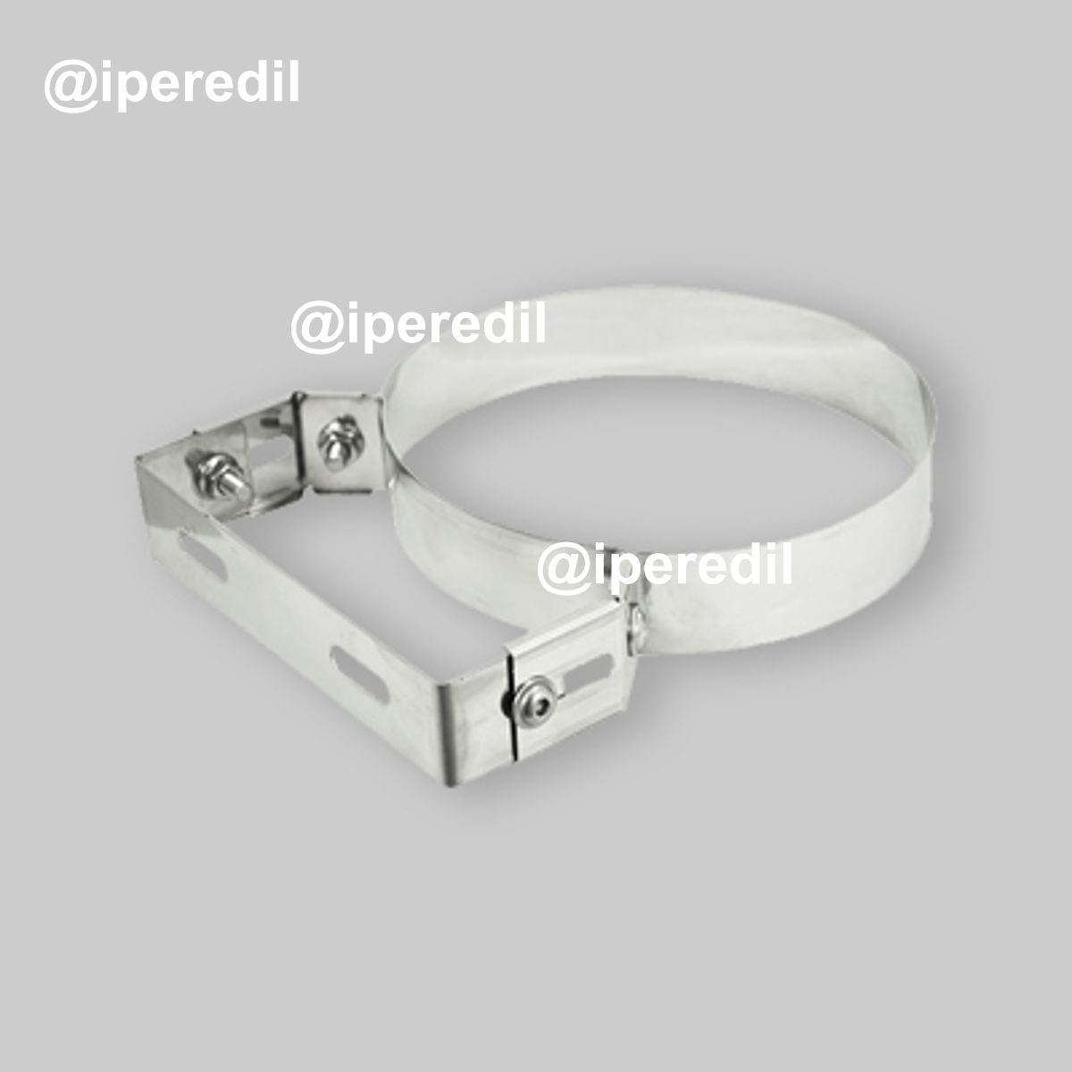 FASCETTA REGOLABILE A CARICA PRONTA PER TUBI MONOPARETE Ø100 mm