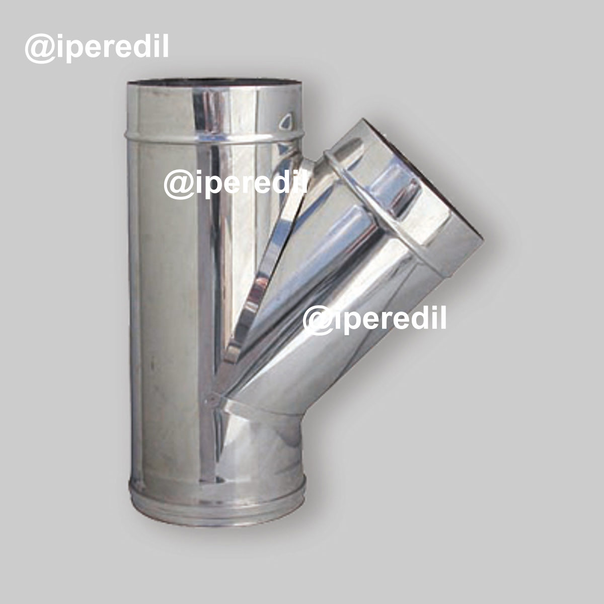 BRAGA A Y INOX F/M/M 135° MONOPARETE Ø100 mm