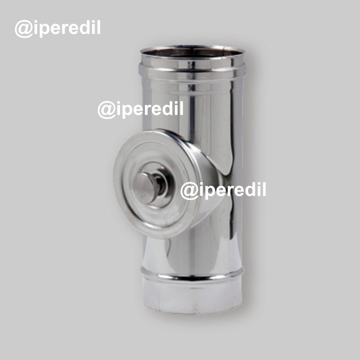 TEE INOX DI ISPEZIONE MONOPARETE Ø120 mm - 20880808
