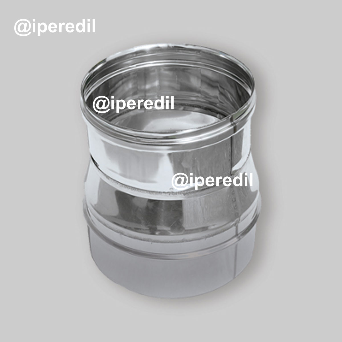 RIDUZIONE INOX F/M MONOPARETE Ø140x150 mm