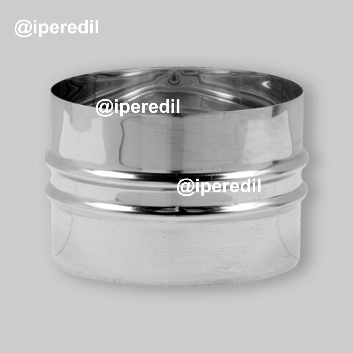 TRONCHETTO INOX M/M MONOPARETE Ø130 mm