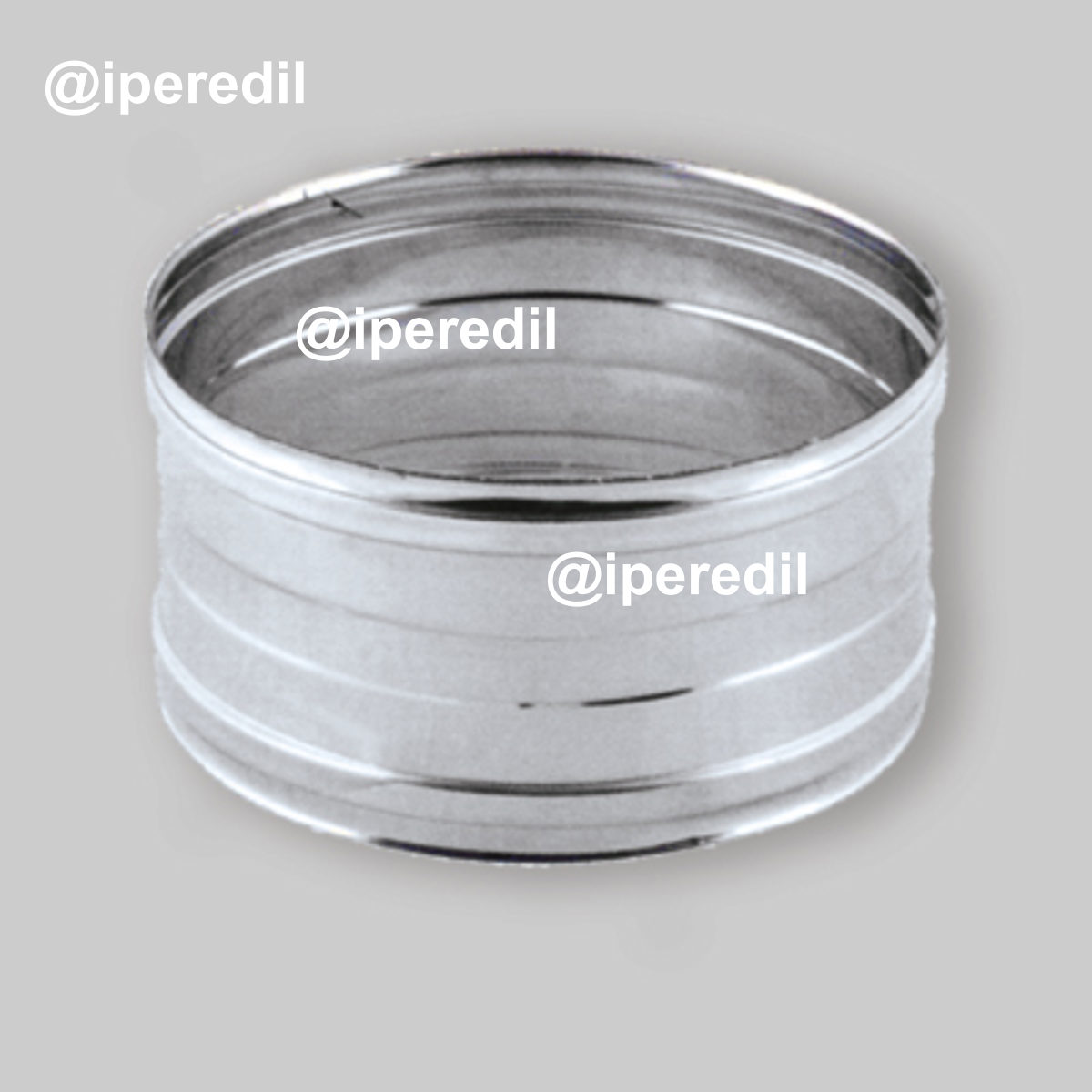 TRONCHETTO INOX F/F MONOPARETE Ø180 mm