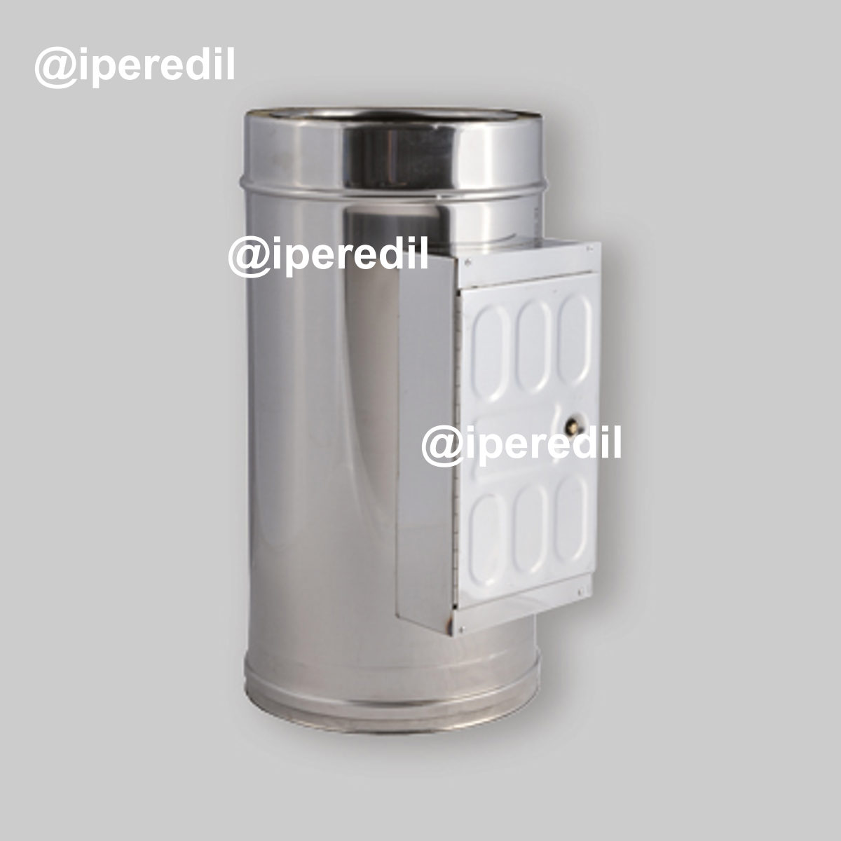 MODULO D'ISPEZIONE INOX DOPPIA PARETE Ø80/130 mm