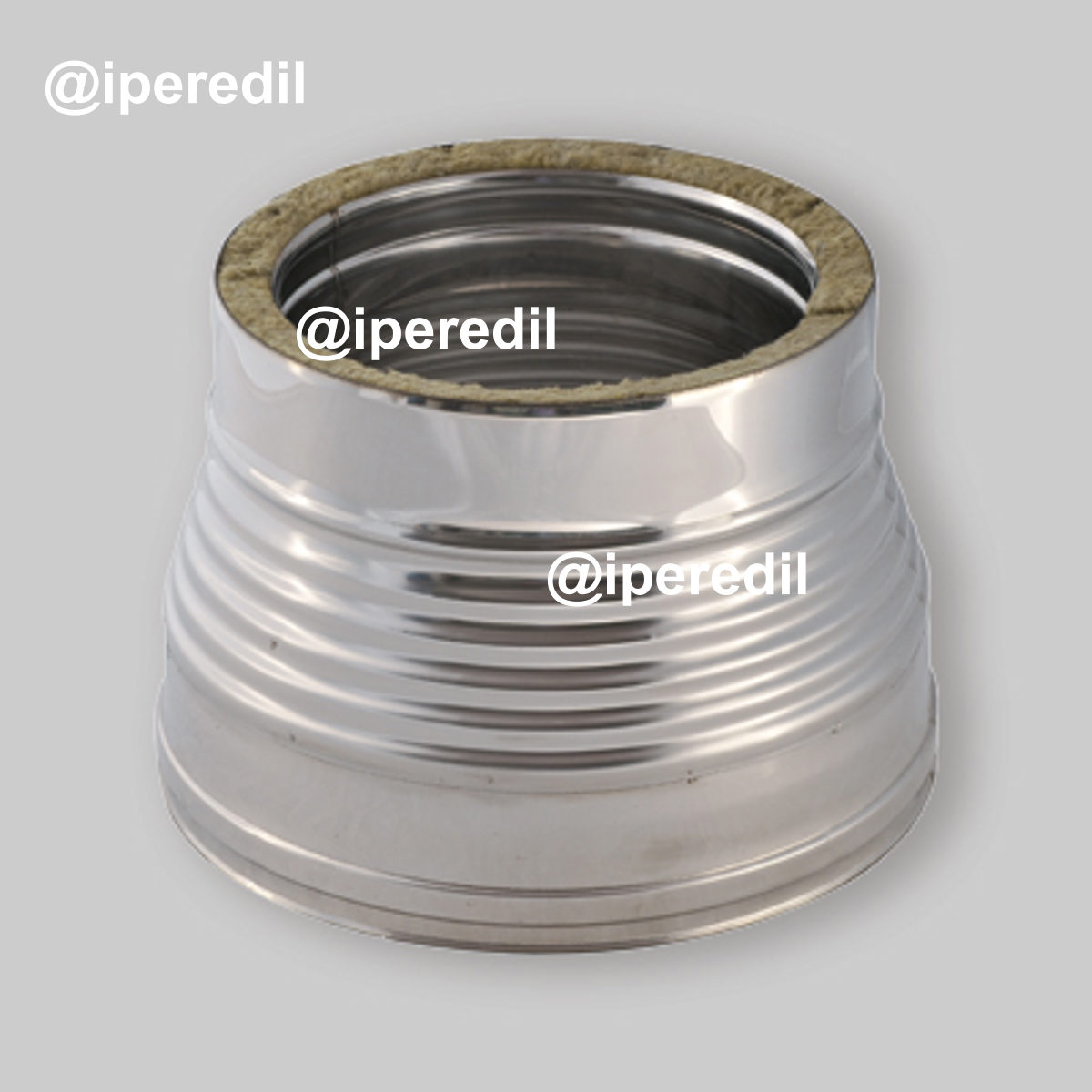 AUMENTO INOX DOPPIA PARETE 250 M x 200 F - 300 F x 250 M