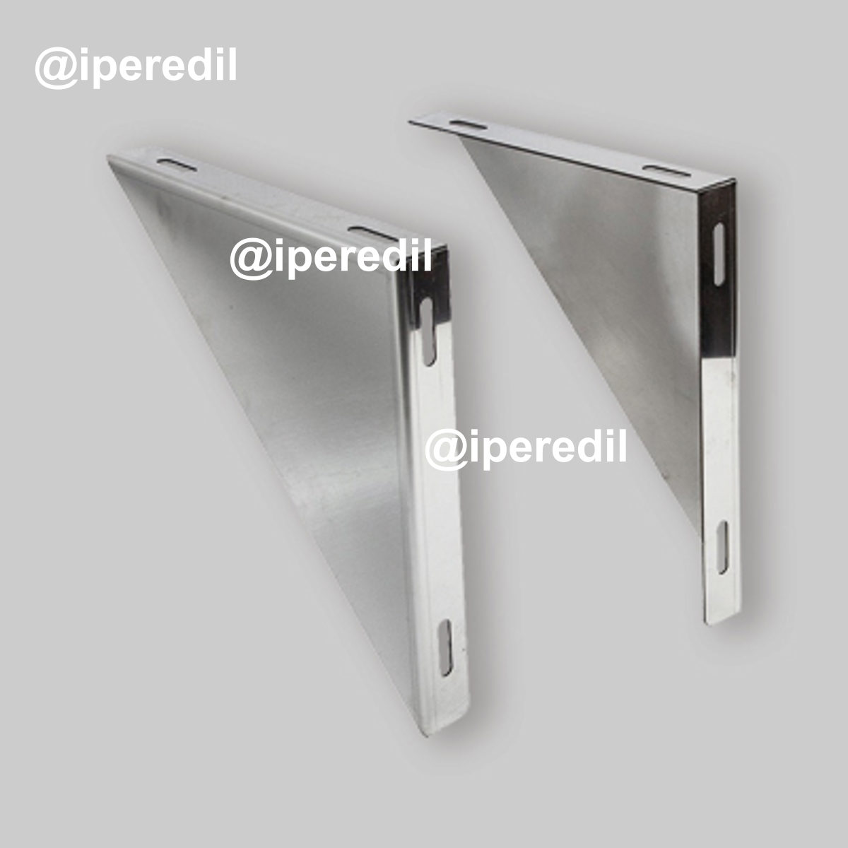 COPPIA DI SUPPORTI MURALI ANGOLARI 300x300x40 - Per 150x200