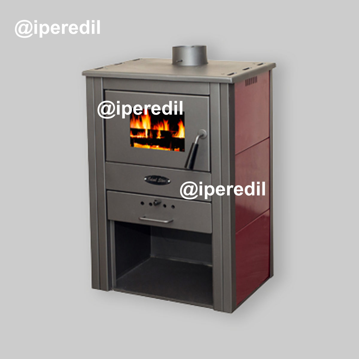 STUFA A LEGNA POLLINO Termo Kreka LUX - 8 kW