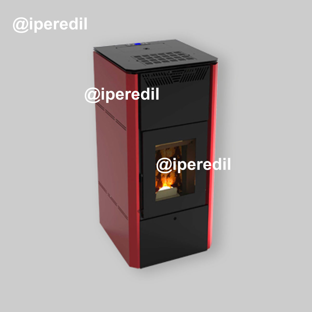 IDROSTUFA A PELLET CORVARA 20V Kw 19.27 - Bordeaux