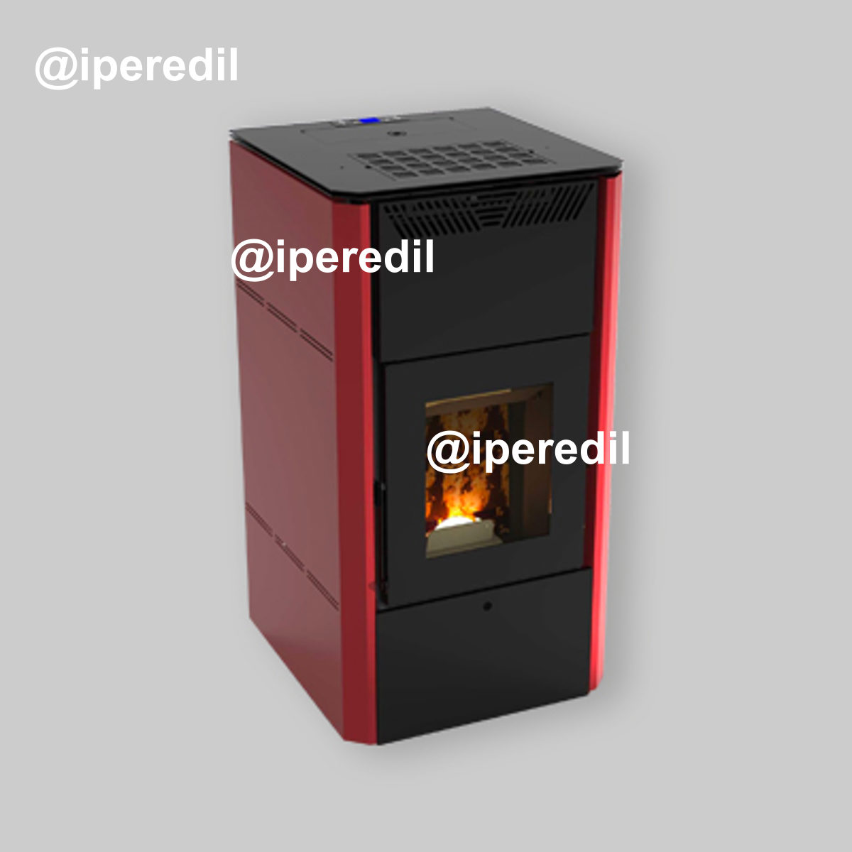 IDROSTUFA A PELLET CORVARA 32V Kw 28.55 - Bordeaux