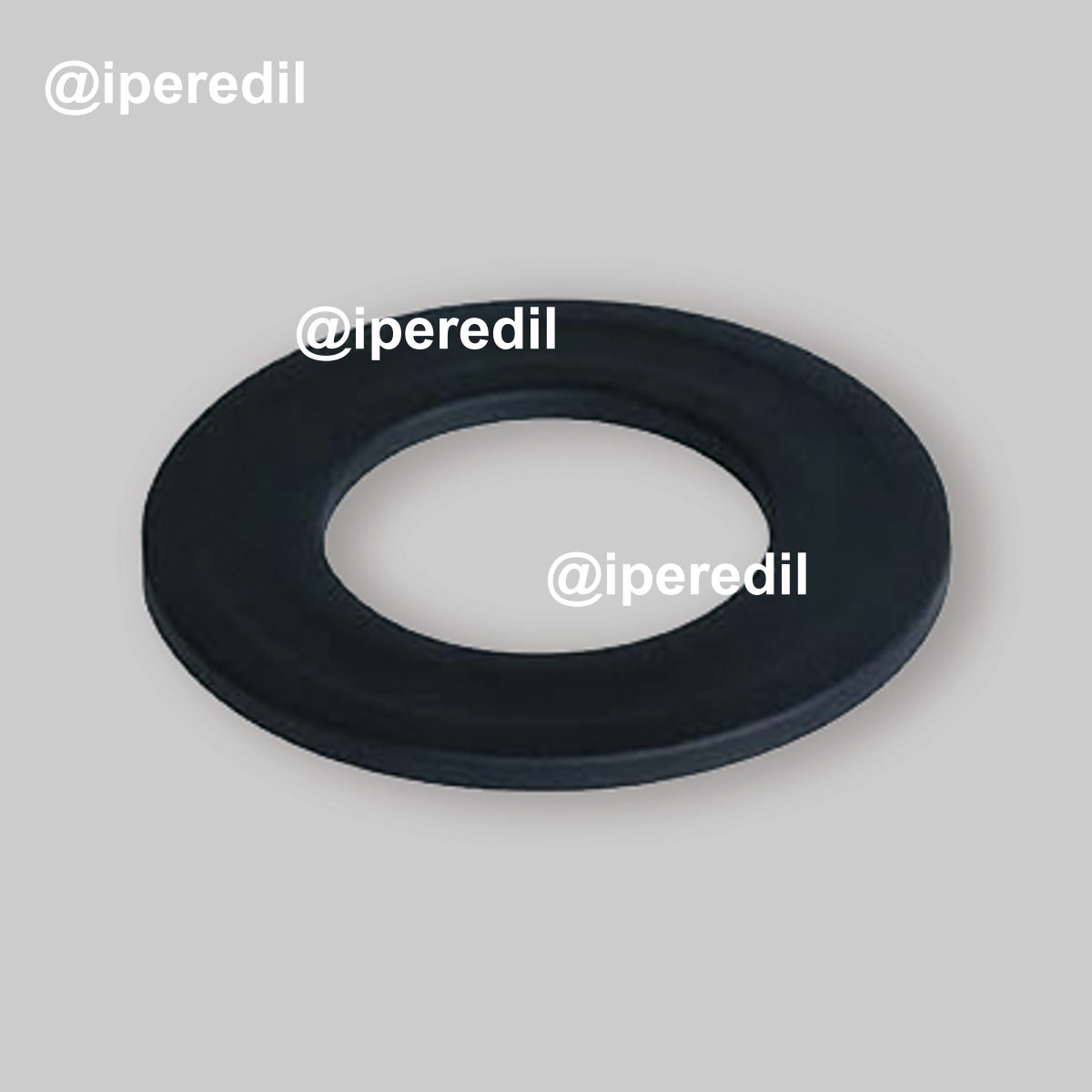 ROSONE NERO PESANTE PER STUFE Ø130 mm