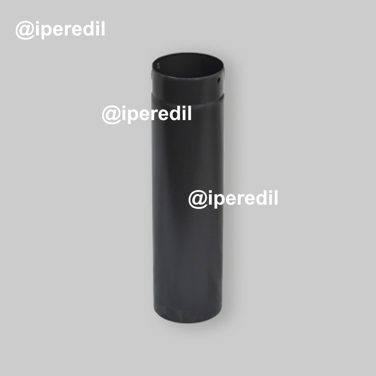 FUMAIOLO A CAPPELLO CINESE NERO OPACO PER STUFE Ø80 mm