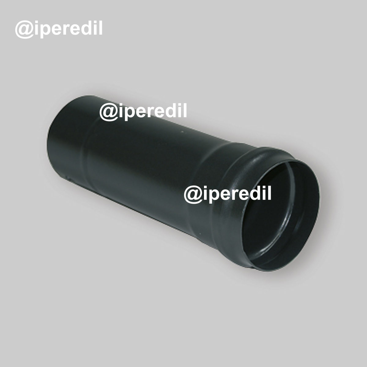 TUBO NERO M/F PER STUFE A PELLET Ø100 x 500 mm - 20905810