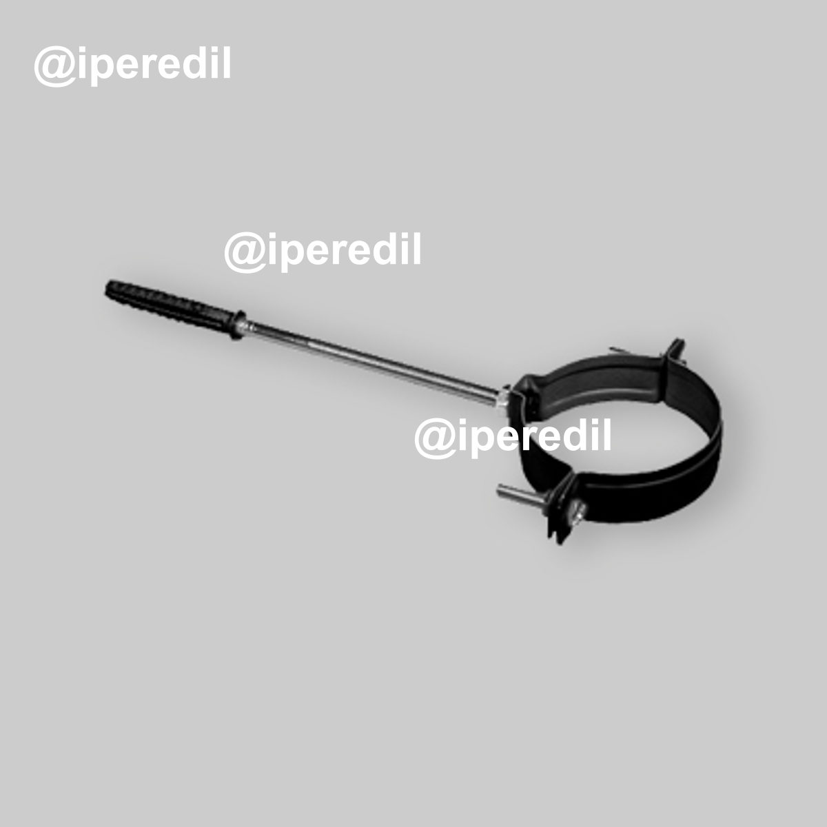 COLLARE REGGITUBO NERO OPACO PER STUFE A PELLET Ø120 mm