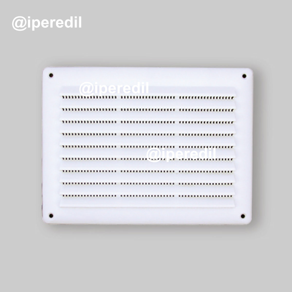 GRIGLIA DI AEREAZIONE RETTANGOLARE DA INCASSO 120 x 360 mm