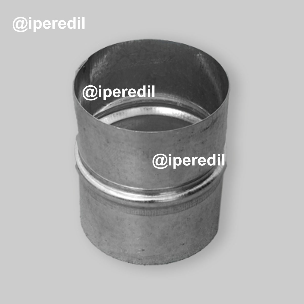 MANICOTTO DI GIUNZIONE ZINCATO M/M PER TUBI DI AEREAZIONE Ø80 mm