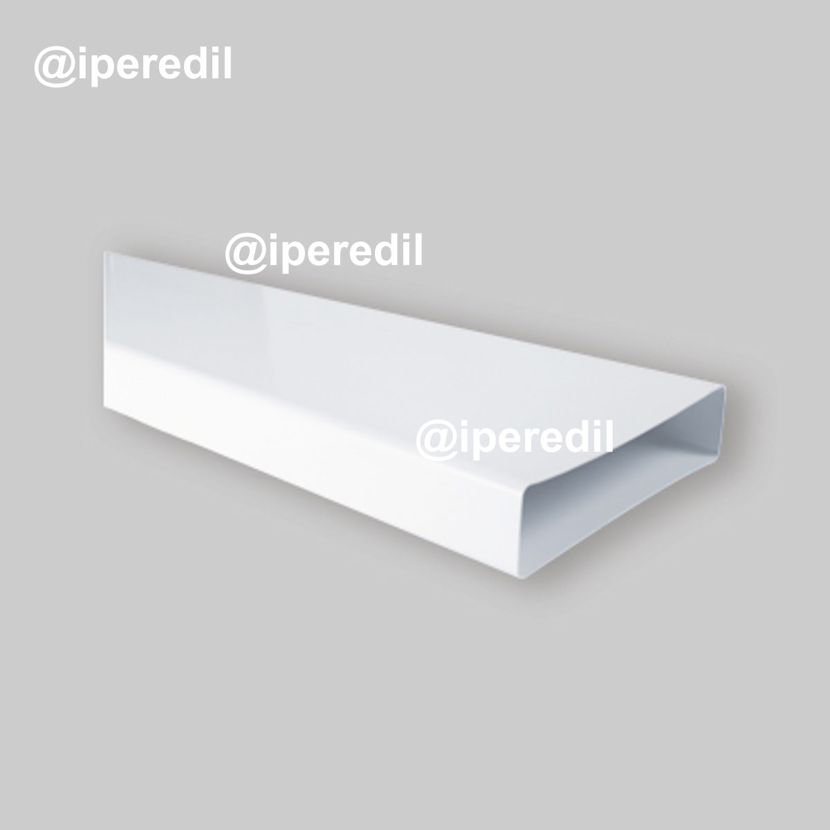 CANALE DI AEREAZIONE PIATTO RETTANGOLARE 55 x 110 x 1000 mm