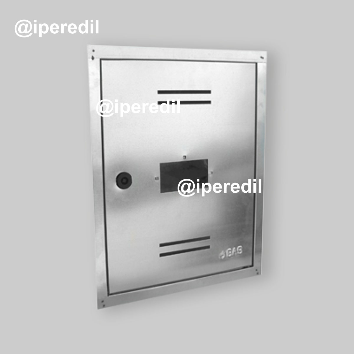 SPORTELLO PER CONTATORE GAS ZINCATO 500 x 400 x 20 mm