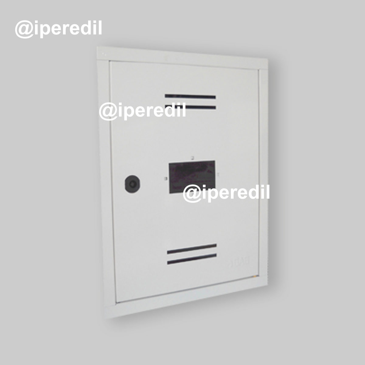 SPORTELLO PER CONTATORE GAS PREVERNICIATO BIANCO 450 x 350 x 20 mm
