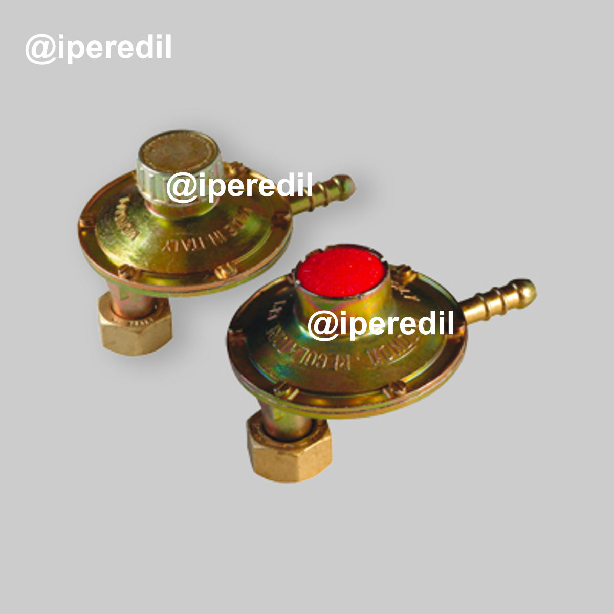 REGOLATORE GAS BASSA PRESSIONE PER USO DOMESTICO ATTACCO VERTICALE Taratura 20รท60 mbar