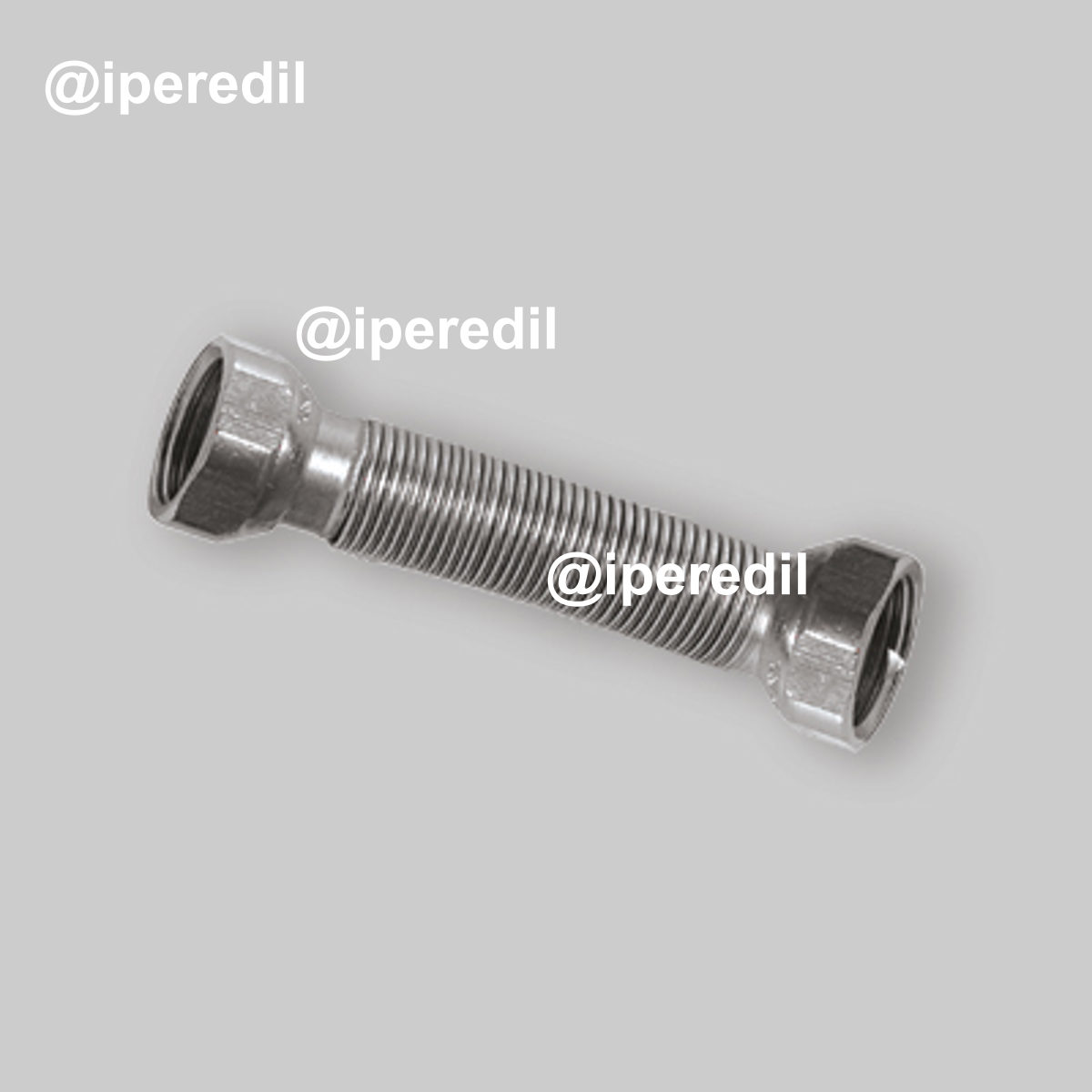 FLESSIBILE INOX PER ACQUA F/F 1/2" 220-420 mm