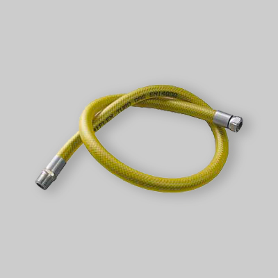 FLESSIBILE GAS CON GUAINA M/F PER CUCINA cm 75