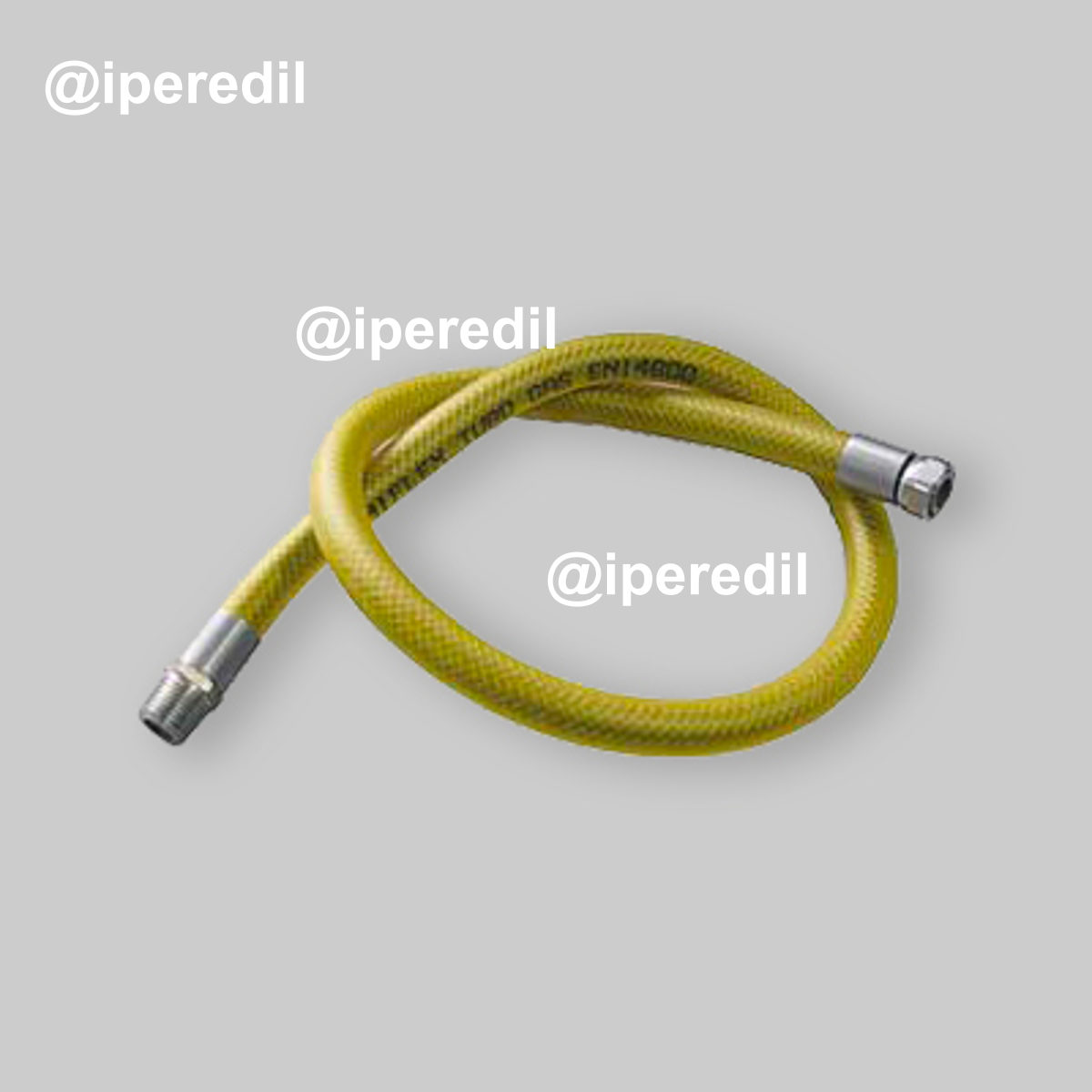 FLESSIBILE GAS 1/2" M/F PER CUCINA RIVESTITO CON GUAINA 200 cm