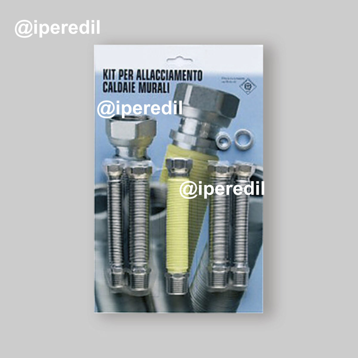 KIT PER ALLACCIAMENTO CALDAIA MURALE M/F 3/4" x 200/400 mm