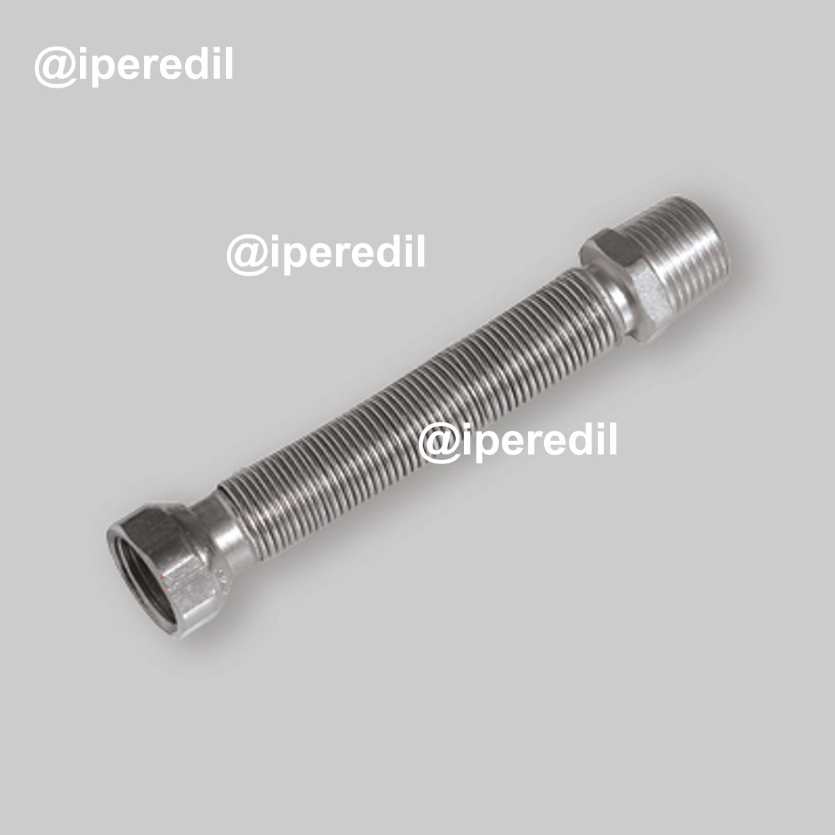FLESSIBILE INOX PER ACQUA M/F 3/4" 130÷220 mm