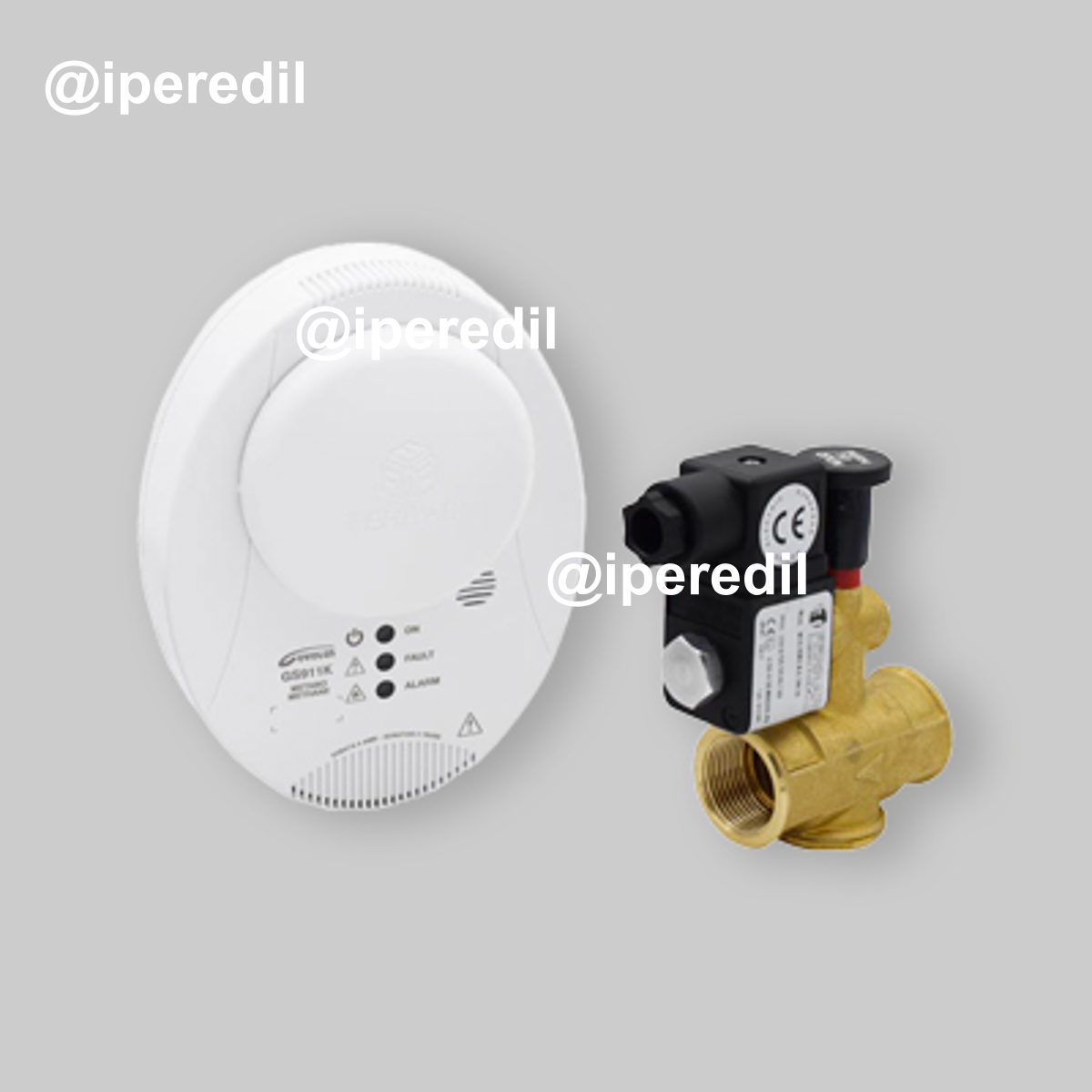 MINIKIT RILEVATORE GAS "GASBLOC" MTN ELETTROVALVOLA A RIARMO MANUALE 1/2"