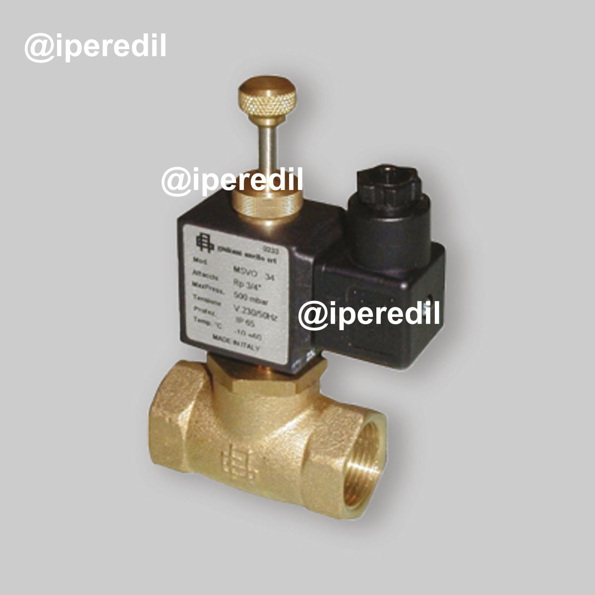 ELETTROVALVOLA EVO PER GAS NORMALMENTE CHIUSA 3/4"