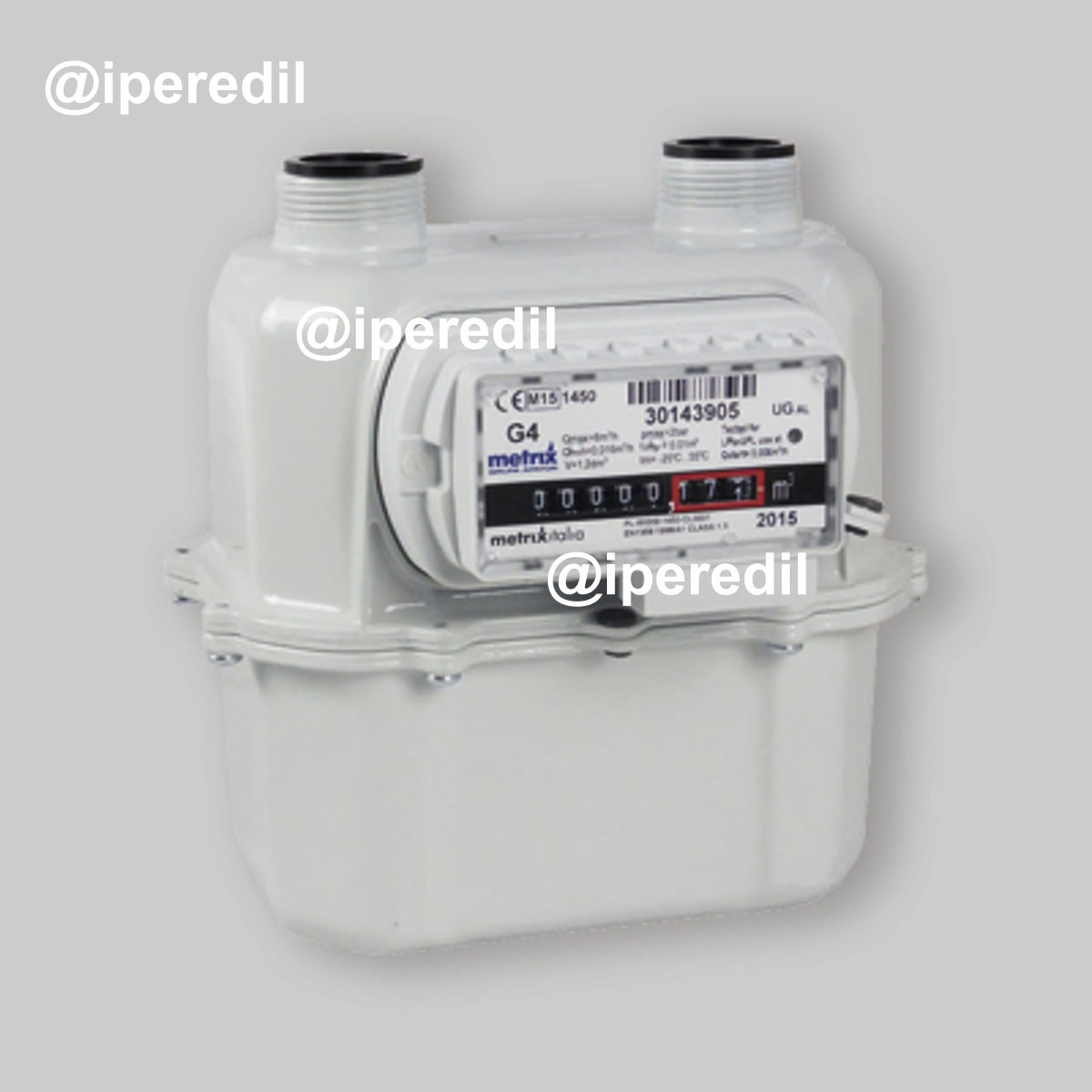 CONTATORE GAS VOLUMETRICO A PARETE CLASSE G4 1"1/4 - 36 Mbar