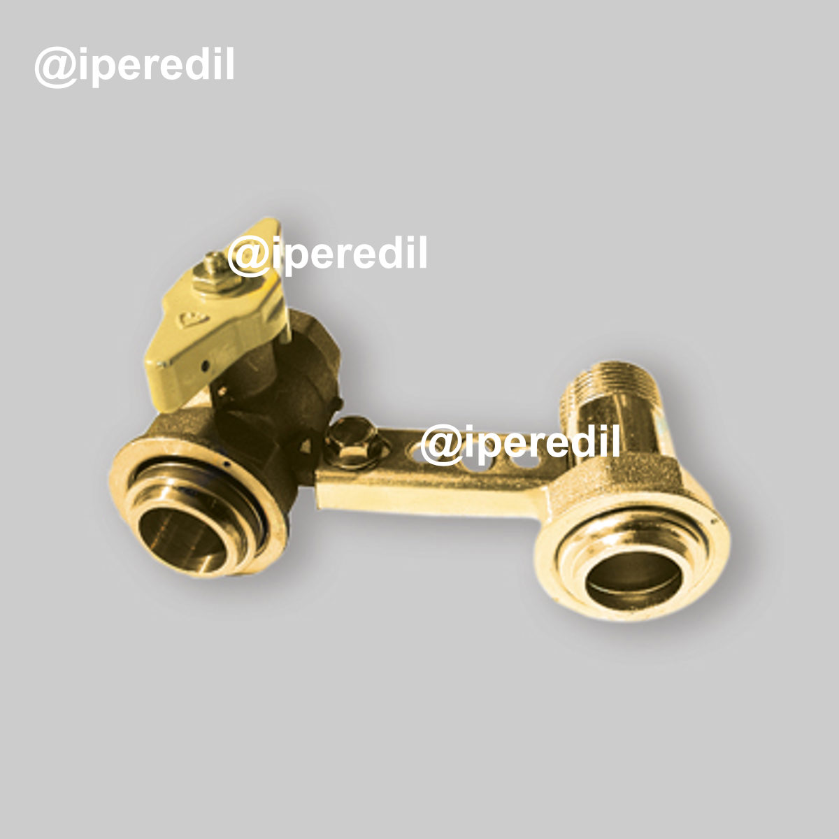 MENSOLA CON RUBINETTO PER CONTATORE GAS 1"1/4 x 3/4"