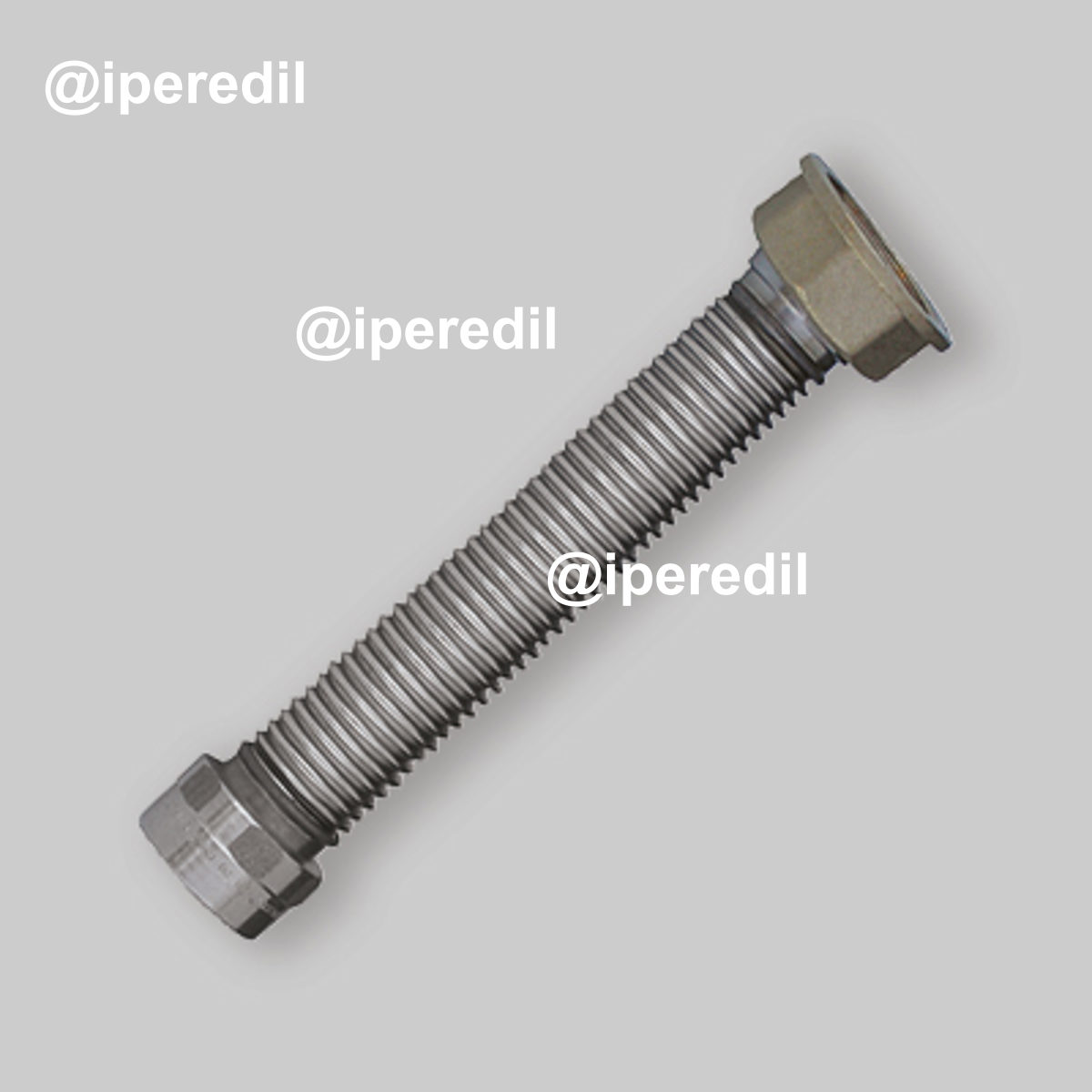 FLESSIBILE INOX PER CONTATORI GAS 3/4"F x 1"G - 160 mm