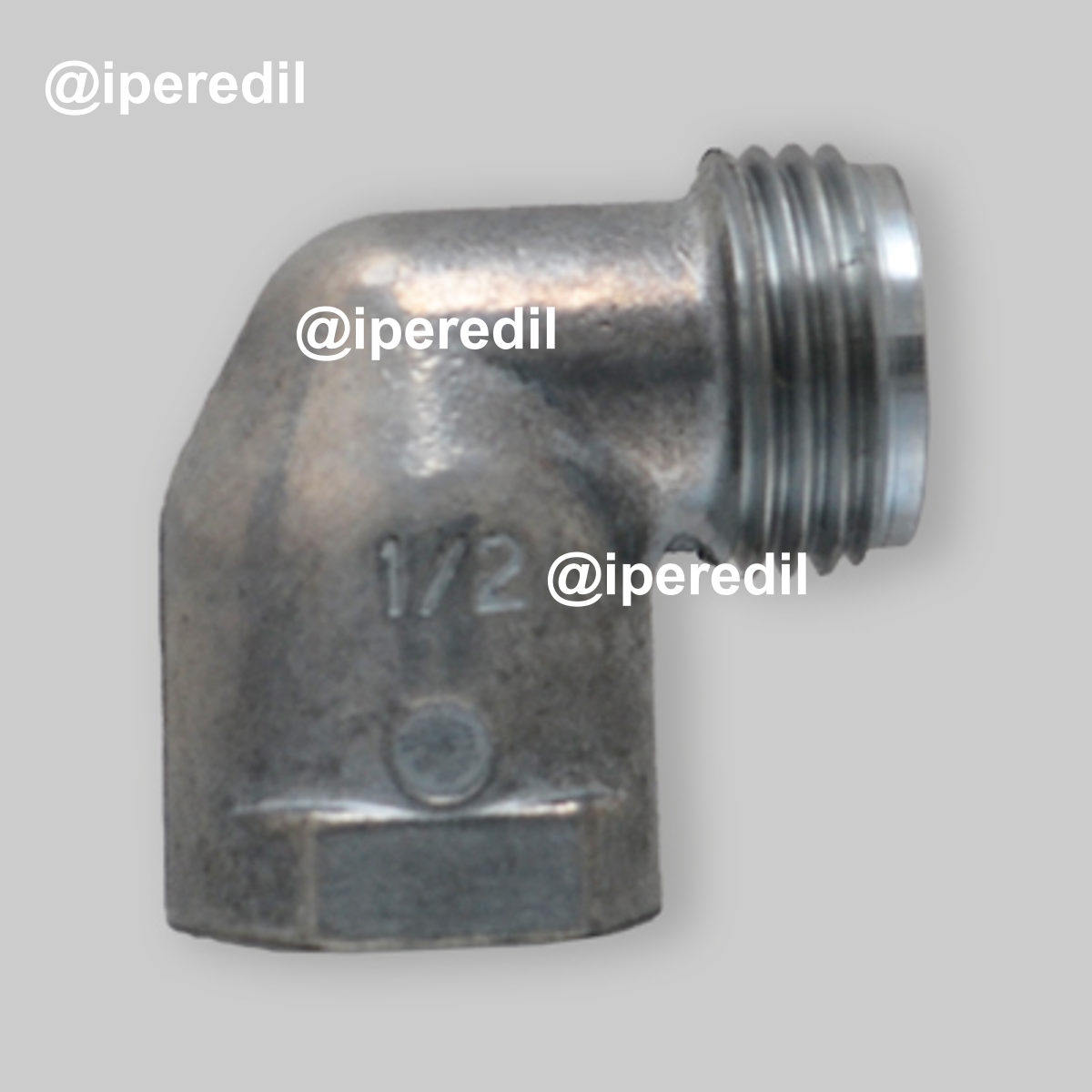 RACCORDO GAS A GOMITO M/F 1/2"