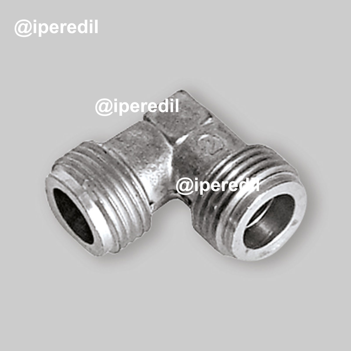 RACCORDO GAS A GOMITO M/M 1/2"