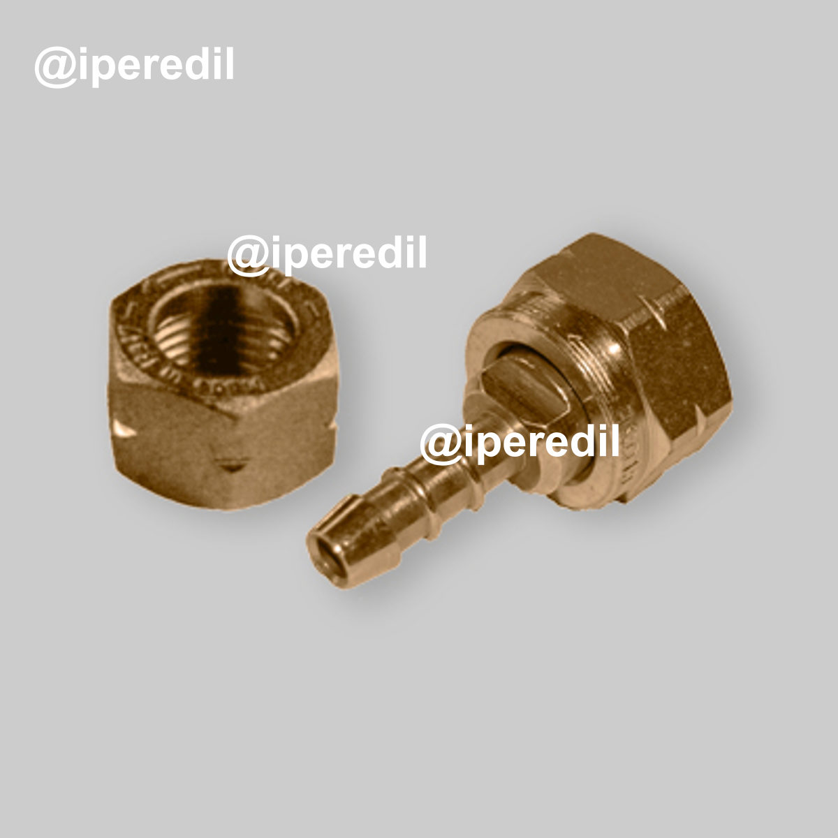 RACCORDO PORTAGOMMA GPL FEMMINA CON GIRELLO 1/2"