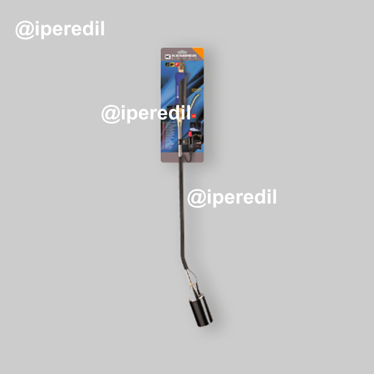 CANNELLO PER SALDATURA A BOMBOLA CON LEVA E ACC. PIEZO ELETTRICA Bruciatore Ø 60 mm - 86 cm