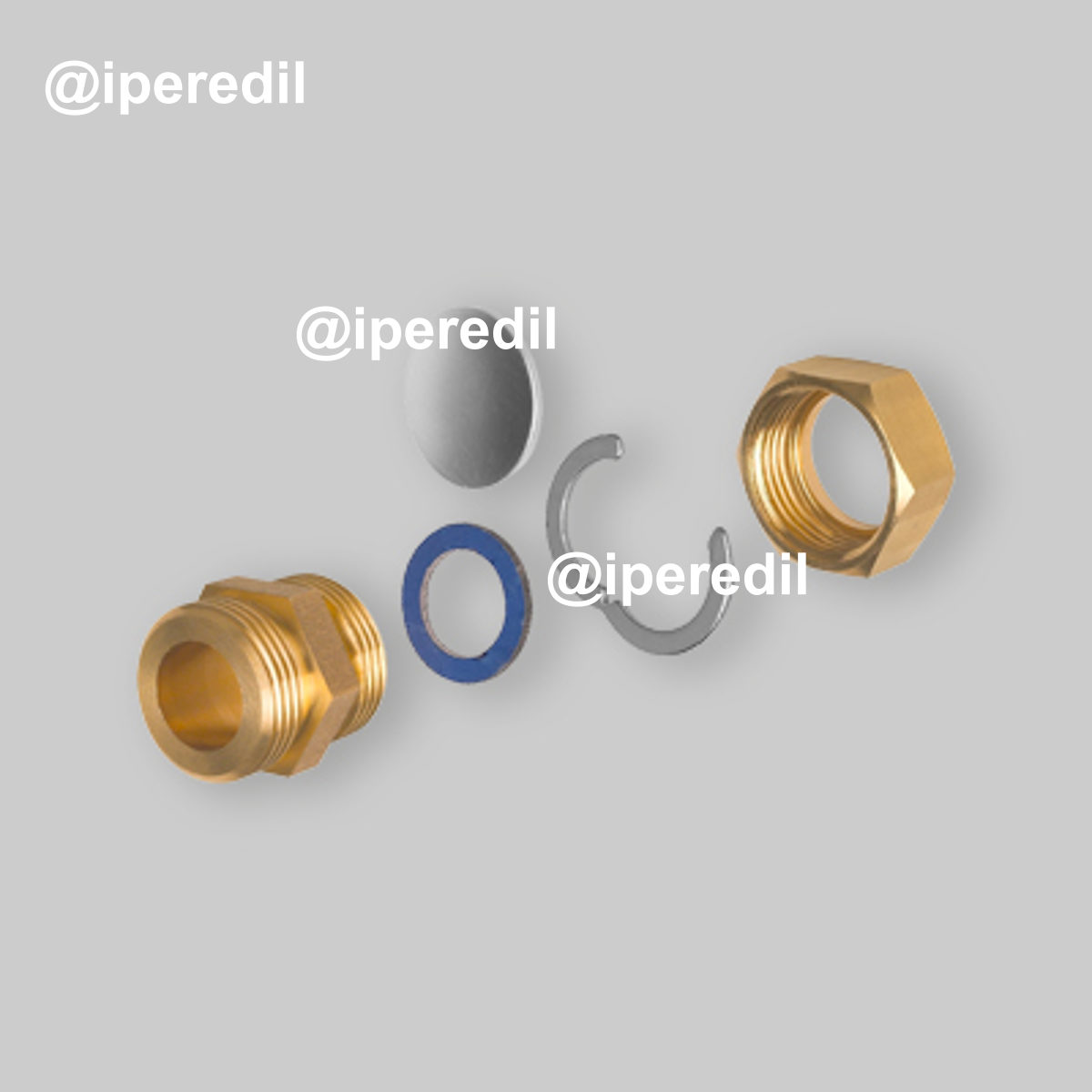 RACCORDO SOLARE MASCHIO AUTOCARTELLANTE GEMINI Dn 16 x M 3/4"